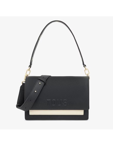 Bolso bandolera negro TOUS Kaos Icon para mujer | Bolso compacto y moderno