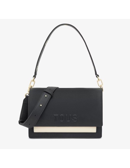 Bolso bandolera negro TOUS Kaos Icon para mujer | Bolso compacto y moderno