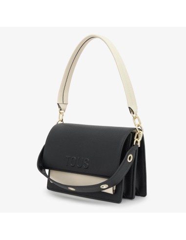 Bolso bandolera negro TOUS Kaos Icon para mujer | Bolso compacto y moderno