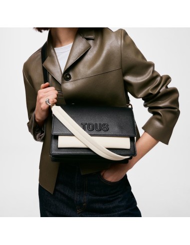 Bolso bandolera negro TOUS Kaos Icon para mujer | Bolso compacto y moderno