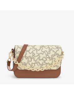 Capazo mediano beige TOUS La Rue New para mujer | Bolso de rafia elegante