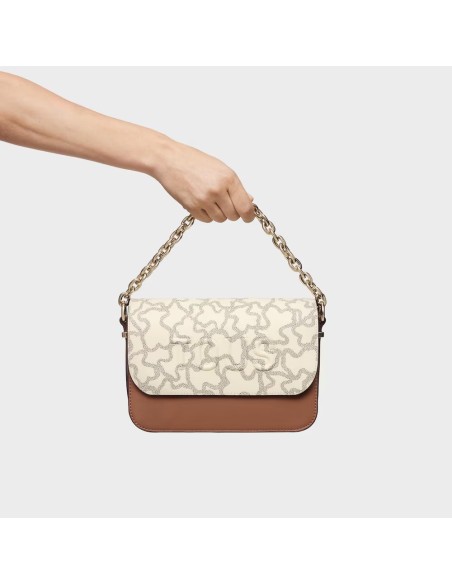 Capazo mediano beige TOUS La Rue New para mujer | Bolso de rafia elegante