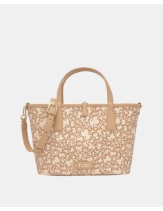 Capazo mediano TOUS Double-Way Kaos Mini beige reversible