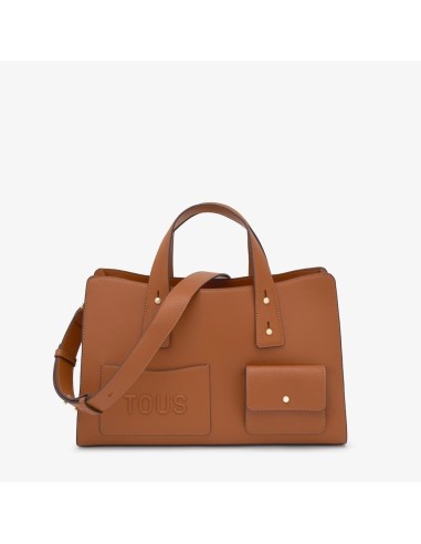 Bolso bowling mediano camel TOUS Back to basics