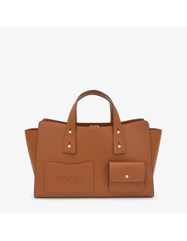 Bolso bowling mediano camel TOUS Back to basics