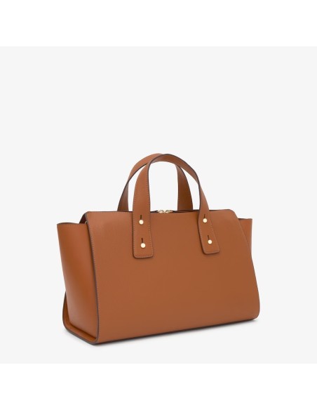 Bolso bowling mediano camel TOUS Back to basics