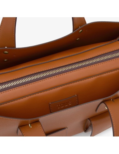 Bolso bowling mediano camel TOUS Back to basics
