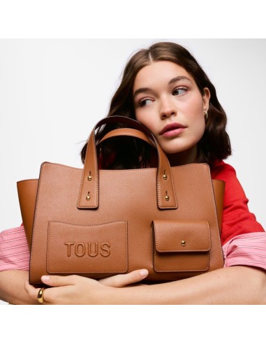Bolso bowling mediano camel TOUS Back to basics
