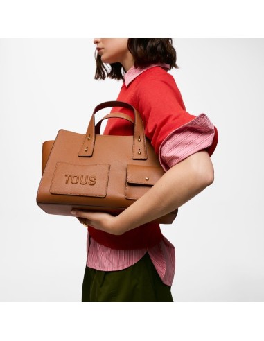 Bolso bowling mediano camel TOUS Back to basics
