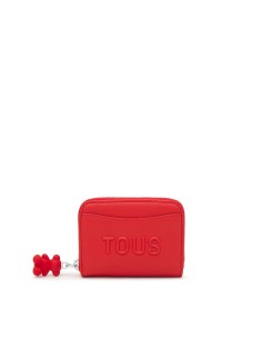 Monedero mediano rojo TOUS Back to Basics