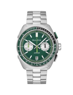 Reloj Bulova Racer 98B468 Hombre Cronógrafo Acero Esfera Verde
