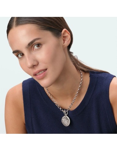 Collar corto GAMBETTA plateado con baño de rodio | Agatha París