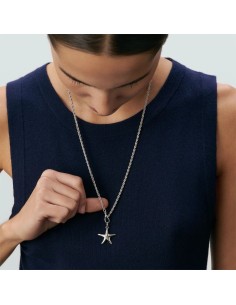 Colgante estrella de mar plateado | Agatha París 2