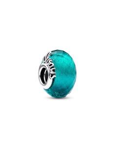 Charm en plata de ley Cristal de Murano Facetado Amistad Pandora  2