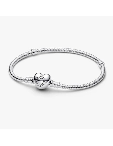 Pulsera Pandora Moments Cadena de Serpiente y Corazón