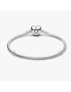 Pulsera Pandora Moments Cadena de Serpiente y Corazón 2