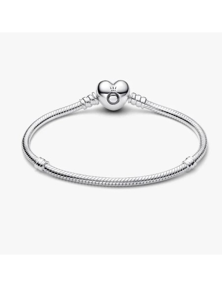 Pulsera Pandora Moments Cadena de Serpiente y Corazón