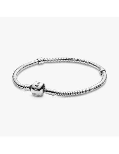 Pulsera Pandora Moments Cadena de Serpiente con Cierre de Barril