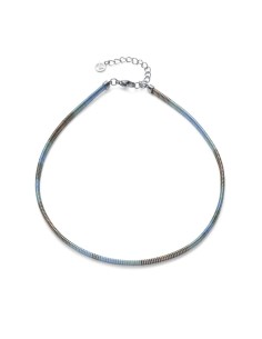 Collar Viceroy Laura Escanes 14361C01019 de acero tubogas con cordón