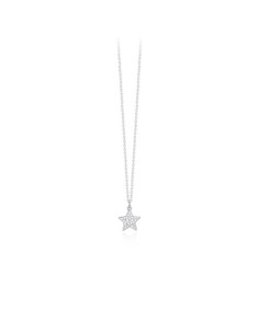 Collar de plata con colgante de estrella y circonitas 2
