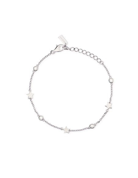 Pulsera de plata de ley con estrellas y circonitas – Un toque de cielo en tu muñeca