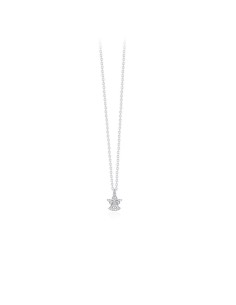 Collar de plata 925 con colgante de ángel y circonitas - Mabina Gioielli 2