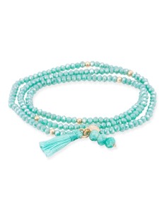 Pulsera Zen Paraíba Marina Garcia de Plata de Ley Chapada en Oro | SM Joyeros