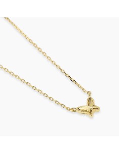 Collar Mariposa MABINA GIOIELLI en Plata de Ley con Baño de Oro 18K | Collar con Colgante Mariposa para Mujer 2
