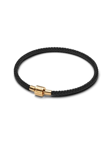 Pulsera Pandora Moments en cordón negro con cierre de barril en plata 925 – 564530C01‑S2