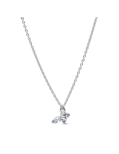 Collar “Luminosa Mariposa” en plata de ley 925 – longitud 45 cm – Colección Timeless