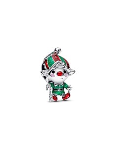 Charm en plata de ley “Duende Navideño Movible” – Colección Moments
