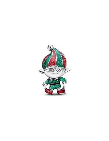 Charm en plata de ley “Duende Navideño Movible” – Colección Moments