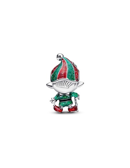 Charm en plata de ley “Duende Navideño Movible” – Colección Moments