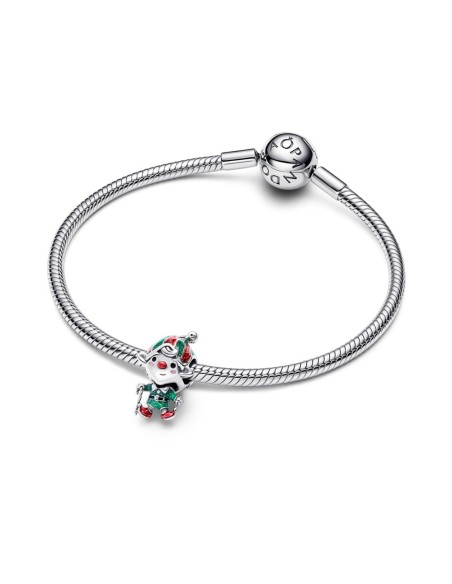 Charm en plata de ley “Duende Navideño Movible” – Colección Moments