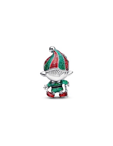 Charm en plata de ley “Duende Navideño Movible” – Colección Moments