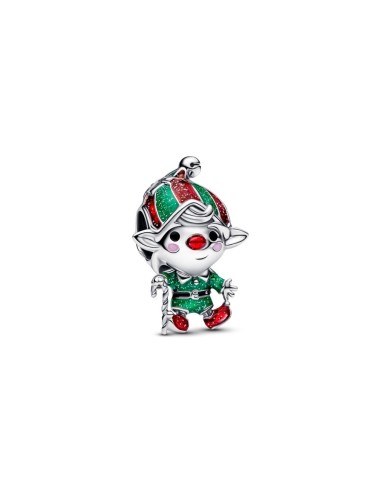 Charm en plata de ley “Duende Navideño Movible” – Colección Moments
