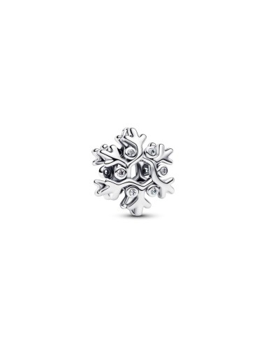 Charm en plata de ley “Floco de Nieve Openwork” – Colección Moments