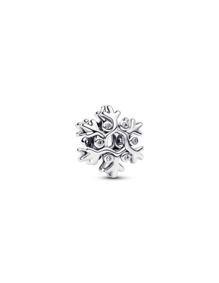 Charm en plata de ley “Floco de Nieve Openwork” – Colección Moments