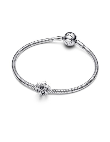 Charm en plata de ley “Floco de Nieve Openwork” – Colección Moments