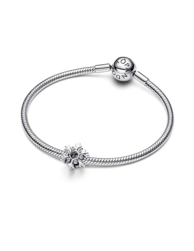 Charm en plata de ley “Floco de Nieve Openwork” – Colección Moments