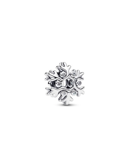 Charm en plata de ley “Floco de Nieve Openwork” – Colección Moments