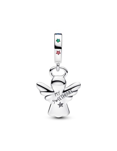 Charm “Gingerbread Angel” colgante en plata de ley 925 – Colección Moments