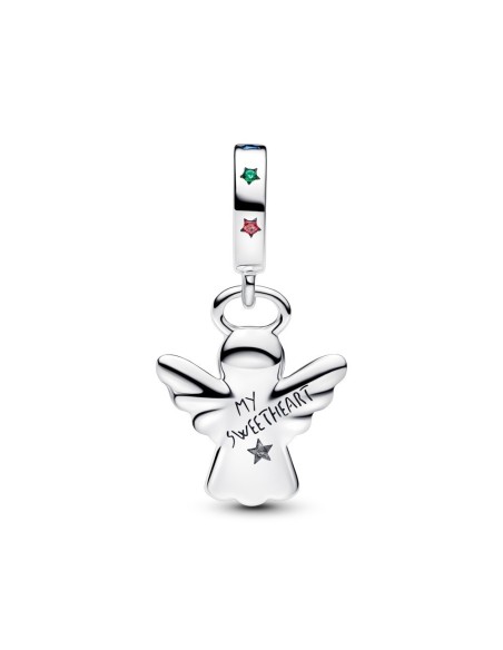 Charm “Gingerbread Angel” colgante en plata de ley 925 – Colección Moments