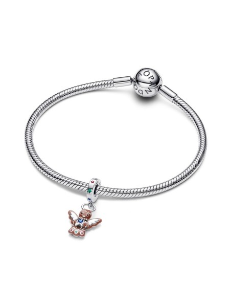 Charm “Gingerbread Angel” colgante en plata de ley 925 – Colección Moments