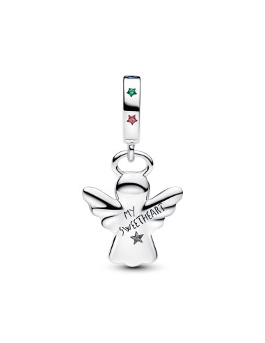 Charm “Gingerbread Angel” colgante en plata de ley 925 – Colección Moments