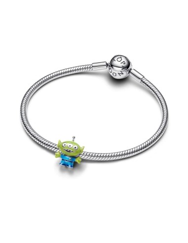 Charm Alien Toy Story en plata de ley y esmalte – curiosidad intergaláctica