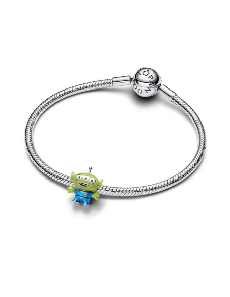 Charm Alien Toy Story en plata de ley y esmalte – curiosidad intergaláctica