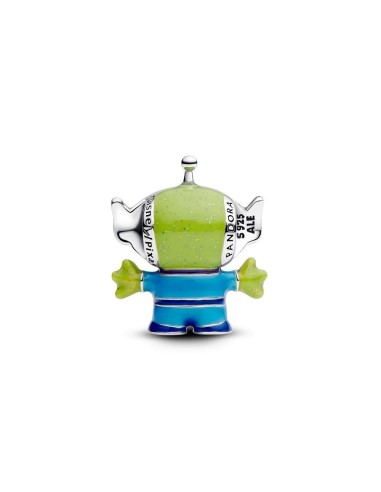Charm Alien Toy Story en plata de ley y esmalte – curiosidad intergaláctica