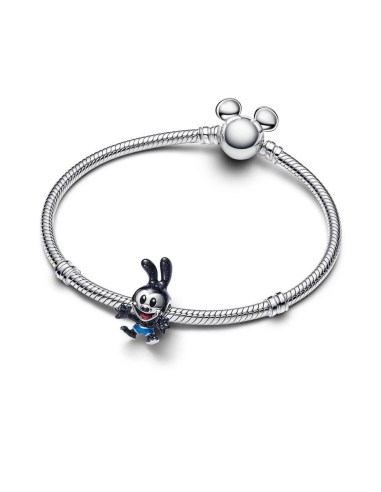 Charm Oswald el Conejo Afortunado Disney – plata de ley y esmalte brillante