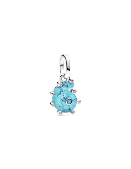 Charm Colgante Caracola de Cristal de Murano Azul Pandora 793900C01 – Plata de Ley 925 & Esmalte Turquesa